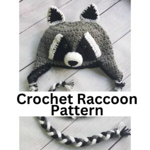 Crochet Racoon Character Pattern