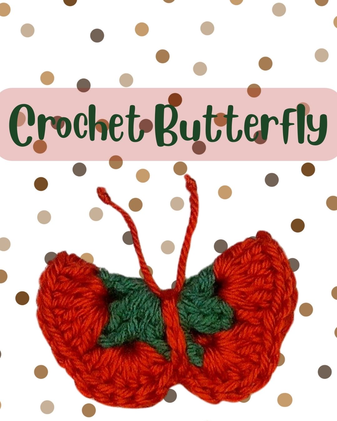 Crochet 3D Butterfly